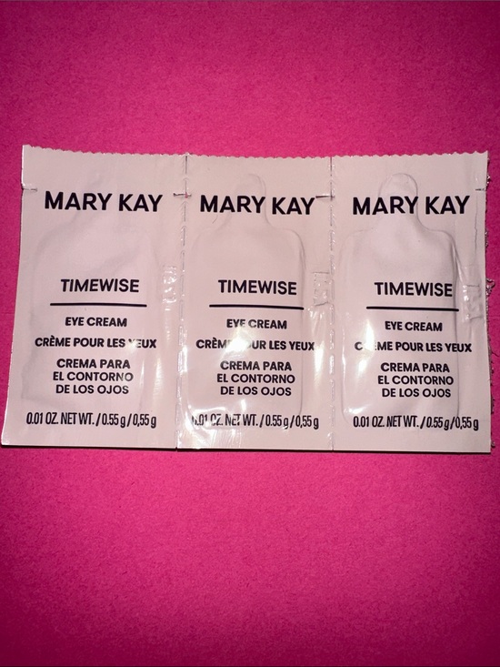 Mary Kay Other - Mary Kay TimeWise Eye Cream Sachets - White on Pink